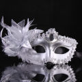 Dance Party Diamond Venetian Mask Feather Flower Wedding Carnival Performance Costume Sexy Lady Mask Masquerade Christmas. 