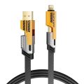 4 in 1 Multi Charging Cable,1M Dual Head USB Cable for iPhons & Androids,, 4 in 1 Multi Charger Cable Type C to Lightning, Super Fasst USB A/USB C to Type C [65W]/PD [27W] Nylon Braided Data Cable. 