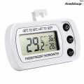 Zhulu2025 Fridge Thermometer with Hook Anti-Humidity Refrigerator Freezer Luxury Electric Digital Thermometer Temperature Monitor LCD Displays. 