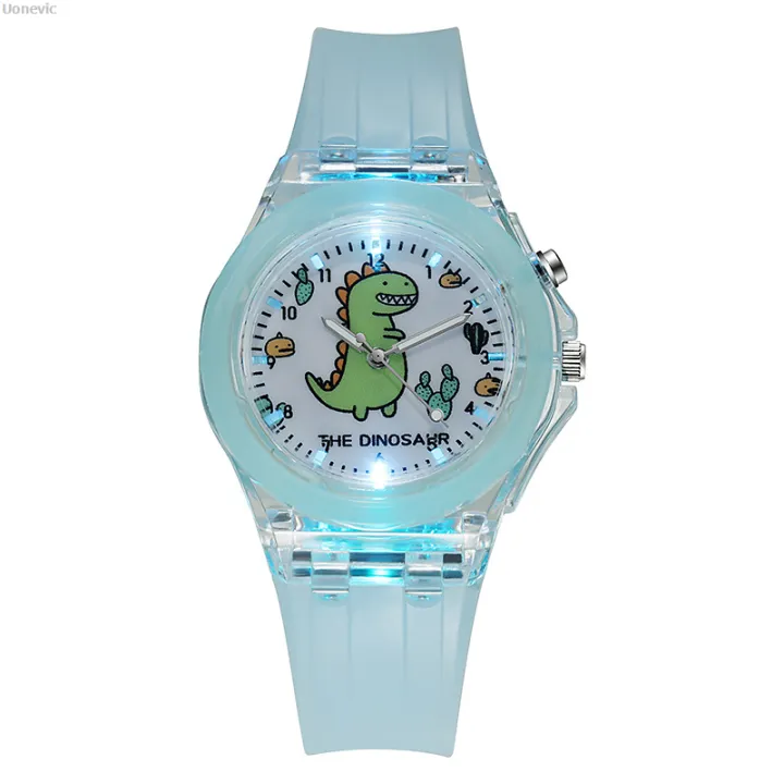 Uonevic%20Flashlight%20Luminous%20Grils%20%5BRenren%20Daily%20Necessities%20Store%5D%20Fashion%20Cartoon%20New%20style%20Dinosaur%20Kids%20Watch%20Watches%20Boys%20Student%20Baby%20Clocks%20Baby%20Clocks%20-%20Image%202