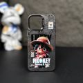 Q-version 3D Solon Luffy Pirate King Phone Case Compatible for IPhone 15 11 12 13 14 7 8 Pro Max XR X XS Max Soft Shockproof Cover. 
