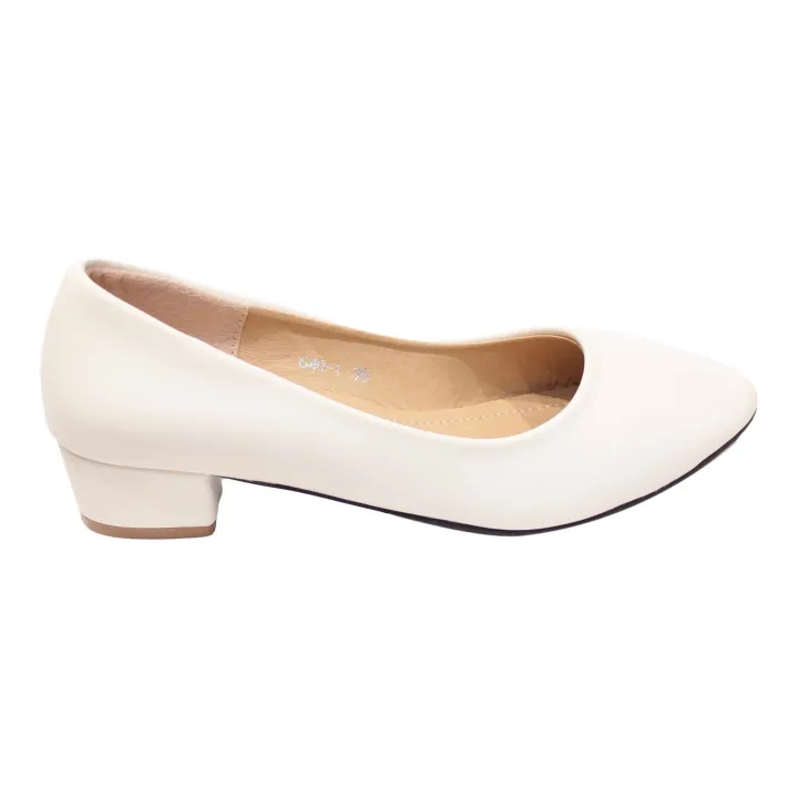 White%20Vinci%20Block%20Heel%20Closed%20Shoes%20For%20Women%20-%20Image%204