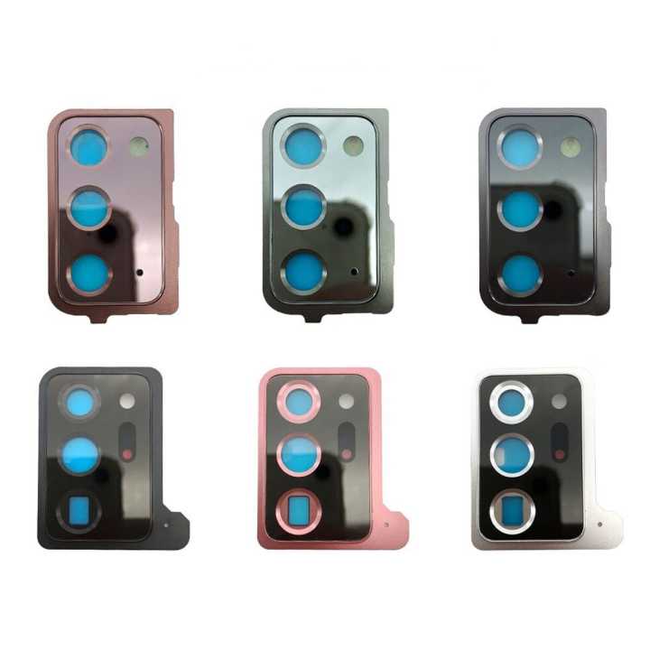 Repair Replace For Samsung Galaxy Note 20 Ultra Housing Back Rear Camera Glass Lens With Cover Frame Holder