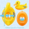 Rubber Duck Pool Float for Kids - Inflatable Swimming Pool Floats Boat Seats Beach Toy for Baby. 