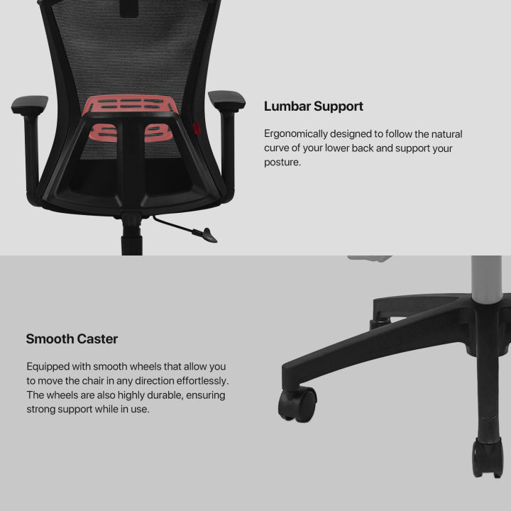 Fantech%20OCA258SV2%20Office%20Chair%20%20Mesh%20Modern%20Revolving%20Wheels%20With%20Adjustable%20Armrest%20Headrest%20Comfortable%20Executive%20Chair%20-%20Image%207