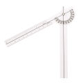Tools Cheap Wholesale PVC Medical Finger Goniometer Plastic Protractor 180 Degree Angle Ruler Finger Ruler CVFHHH. 