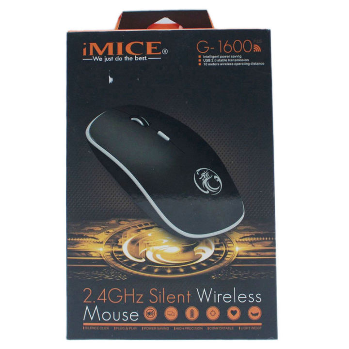 iMICE G-1600 2.4 GHz Silent Wireless Mouse