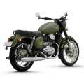 Jawa 42 Double ABS 300 CC Galactic Green Bike. 