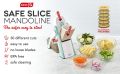 Mandoline Slicer, Julienne + Dicer for Vegetables, Meal Prep & More with 30+ Presets & Thickness Adjuster. 