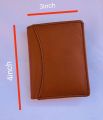 Brown Pu Leather Small-Sized Wallet For Men | Men's Purse With Card Slot And Money Slot | Men's Wallet |. 