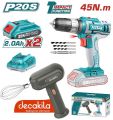 Total 20V Combo Kit- Cordless Impact Drill. 