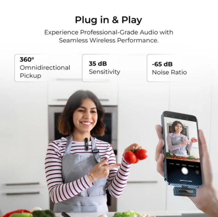 Digitek%C2%AE%20DWM-114%202-in-1%20Wireless%20Mic,%20360%C2%B0%20Sound,%20Noise%20Reduction,%2040m%20Range,%206.6Hr%20Battery%20-%20Image%204