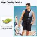 S-XXL Adjustable Safety Strap Kayaking Life Jackets Neoprene High Buoyancy Swim Vest Jacket Boating Fishing Surfing Safety Vest for Adults & Youth. 