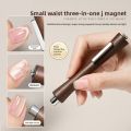 New 3 in 1 Cat Eye Magnet Portable DIY Cat Eye Magnetic Nail Art Tool Multifunctional UV/LED Gel Manicure Special Tools for Cat Eye Gel Polish. 