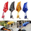 Reference Mirror HD Glass Motorcycle Rearview Mirror 360 Degree Adjustable Blind Spot Convex Mirror Wide Angle Safety Car Rear View Mirror Parking Auxiliary. 