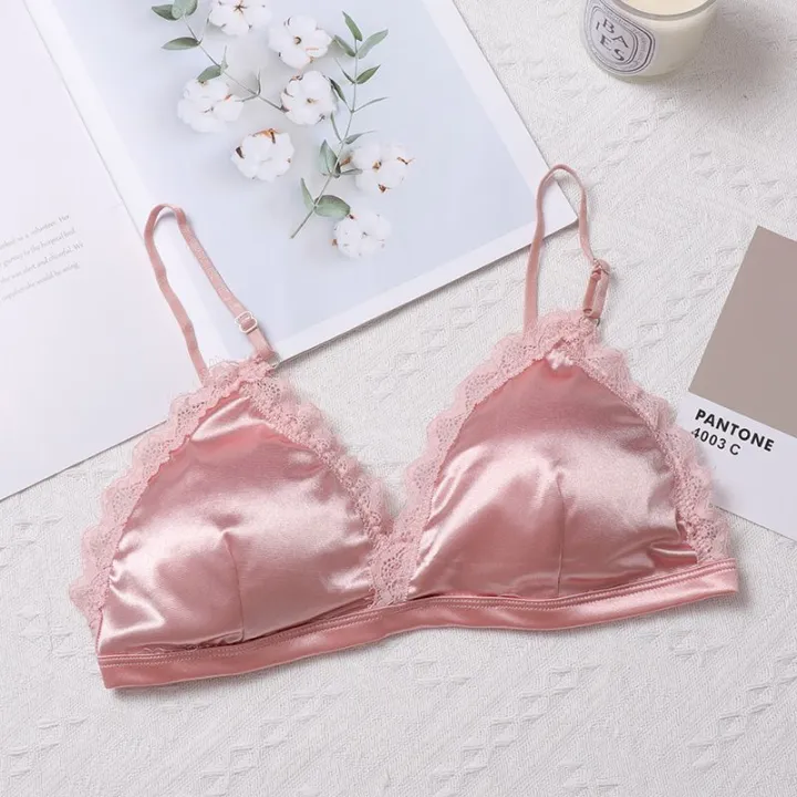 Bra%20-%20Elastic%20Straps%20Wireless%20Sexy%20Lace%20Bra%20Cozy%20Satin%20Bras%20For%20Women%20-%20Sexy%20Lingerie%201%20PCS%20Only%20-%20Image%203