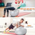 XN8 85CM Exercise Ball, Extra Thick Gym Ball for Pilates, Core Strength, Improved Balance & Stability, Anti Burst Swiss Ball with Quick Pump, Heavy Duty Yoga Ball. 