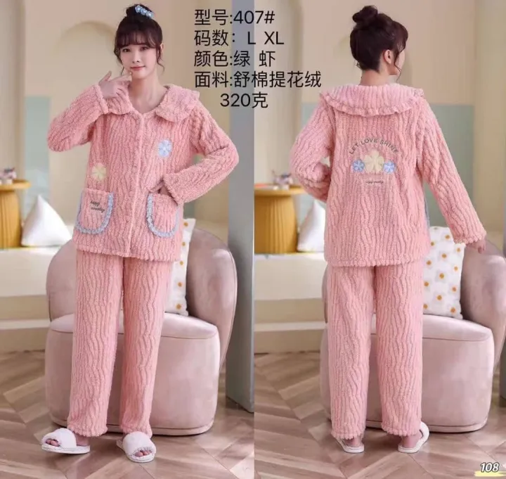 Winter%20Pajama%20Set%20For%20Girls-%20Winter%20Homewear-%20Fleece%20Set%20-%20Image%202