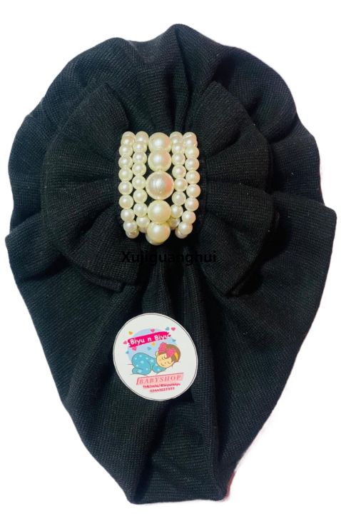 Xujiguanghui%20Biyu%20N%20Biyu%20Center%20PearNew%20style%20ls%20Work%20Fancy%20Turban%20Cap%20-%20Image%203