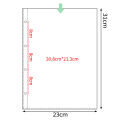 A4 Photocard Holder Clear Loose Leaf Photo Album Linings 1/2/3/4/6/8/9/10 Pockets Inner Page Card Binder Collector Book. 