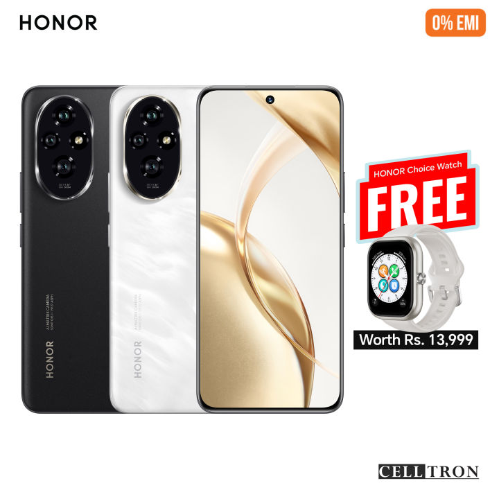 HONOR 200 5G | 12GB RAM, 512 GB Storage | Triple 50MP Studio-level Portrait Camera | 5200mAh Silicon-carbon Battery | 100W Wired Honor Supercharge