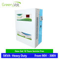 Green Volt Digital Voltage Stabilizer 5 KVA, 90V-300V, 100% Copper (Bypass System and Mains MCB) For Main Line. 