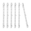 R7S Halogen Light Bulb 118mm 200W 230V Halogen Rod R7S Halogen Bulb R7S Dimmable Halogen Rod Lamp Lights 6Pack. 