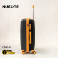 NUELITE KANSAI Set of 3 Luggage | 8 Wheel Spinner Trolley Bag | Anti-Theft Zipper Integrated Lock Extra Security | Multi Color Design Hard Shell Suitcase. 