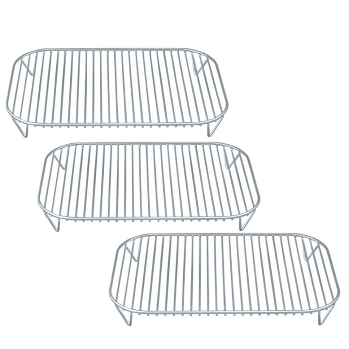 Stainless Steel Rack Set Oven Grill Double Stacked Steam Rack for ...