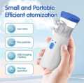 Portable Ultrasonic Rechargeable Mesh Nebulizer Machine Cool Mist Inhaler for Children and Adults( battery not included). 