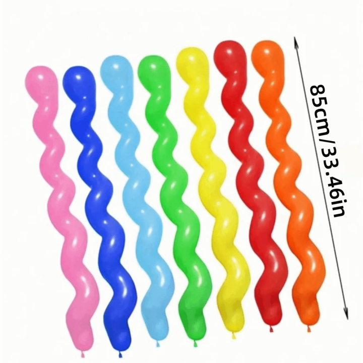 20pcs%20new%20Long%20Shape%20Threaded%20Latex%20Balloons%20Latex%20Unique%20Inflatable%20Balloons%20Twist%20Spiraal%20Balloon%20Kid%20-%20Image%202