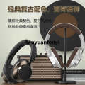 Renyuan Original Ariettie 902 Wireless Retro Headphones Bluetooth Earphone Luxury For Samsung IPhone Stereo Headset Game Earbuds With Mic. 