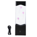 Jellyfish Lamp Color Changing Lava Lamp Table Sensory Night Mood Light Gifts for Kids Boy Girl Women Birthday Christmas. 