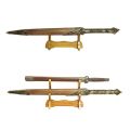Excellent Solid Wood Japanese Katana Detachable Horizontal Support Display Stand Bracket Stents Organiser Rack Display Holder. 