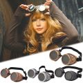 New Halloween Costume Cyber Goggles Victorian Vintage Steampunk Goggles Glasses Cosplay Goth Cosplay Punk Glasses Outdoor. 