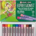 Sakura Cray-Pas Expressionist Oil Pastels, Assorted Colors, Set of 12. 