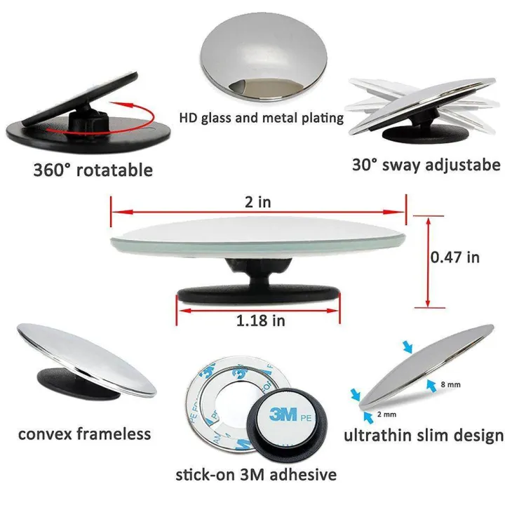 KOBWA%20Car%20Rear%20View%20Blind%20Spot%20Mirror%20Round%20Stick-On%20Convex%20Mirror%20Wide%20Angle%20View%20Mirror%20For%20Safer%20Driving-2%20Pack%20-%20Image%202