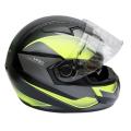 Vega  Cara Attitude Full Face Helmet - Dull Black/Neon. 
