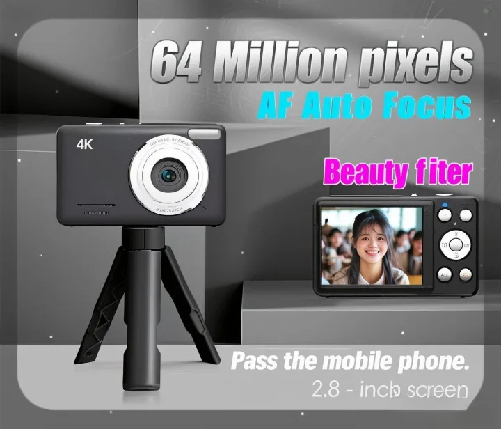 Compact%204K%20Ultra%20HD%20SLR%20Camera%20CCD%20Mini%20Digital%20Card%20Camera%2064MP%2018x%20Zoom%20Photo%20Video%20Recording%20Camera%20with%20LED%20Fill%20Light%20-%20Image%208