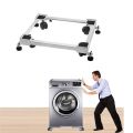 Highly Durable Adjustable Front and Top Load Washing Machine Base Stand Trolley Wheels / Refrigerator Base Stand /Fridge Stand /Air Cooler with Trolley Stand. 