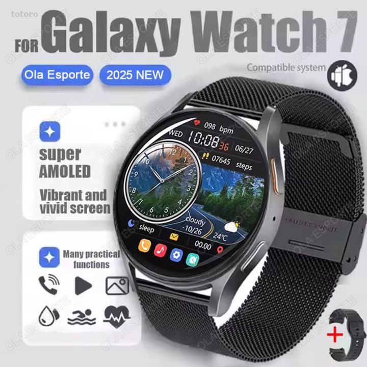 totoro%20New%20Product%20Smart%20Watch%20Men's%207%20Mini%20for%20Samsung%20Galaxy%20Watch%20AMOLED%20HD%20Screen%20Voice%20Assistant%20Bluetooth%20Call%20GPS%20Tracker%20Smart%20Watch%20Lady%20-%20Image%207