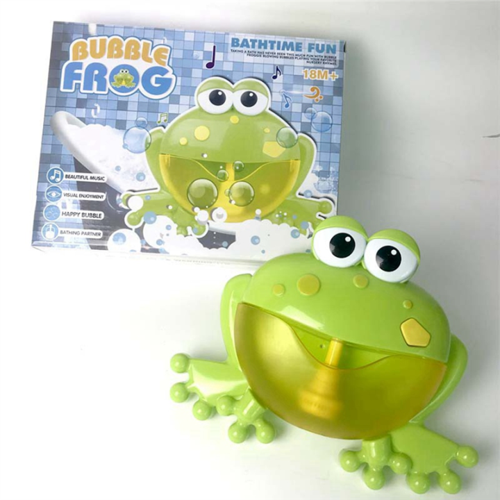 Baby%20Bath%20Bubble%20Toys%20Set,%20,%20Automatic%20Frog%20Bubble%20Maker%20Kids%20Bath%20Bubble-Machine%20with%2012%20Music%20Baby%20Fun%20Bath%20Toys%20-%20Image%204