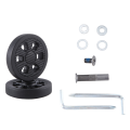 Luggage Wheel Replacement Wear Resistant PU Caster Suitcase 60X11mm Luggage Wheel 8mm Double Wheel. 