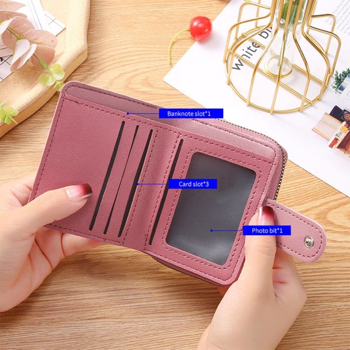 Short%20Wallet%20For%20Women%202022%20Fashion%20Simple%20New%20Large%20Capacity%20Versatile%20Heart%20Color%20Clutch%20Zipper%20Buckle%20Coin%20Purse%20Female%20Bag%20-%20Image%205