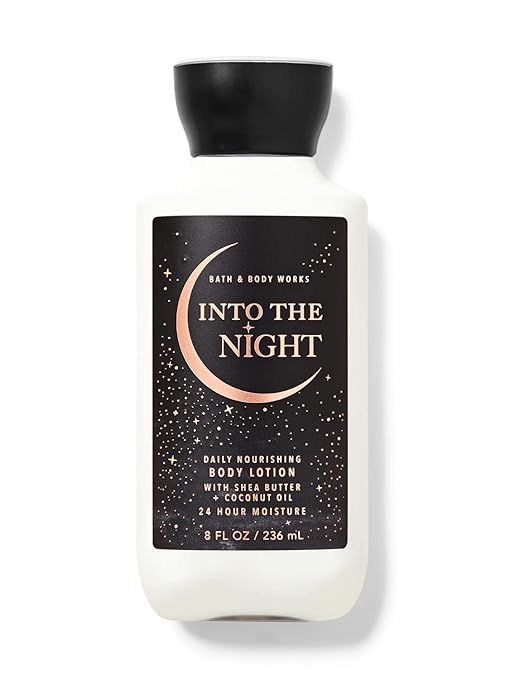 Bath and Body Works Into The Night Body Lotion for Women 236ml | Shea Butter + Coconut Oil for 24 hour moisture| Daily Scented Moisturizer for All Ski