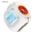 10000mAh Portable Waist Fan Plate Personal Fan, Hands-Free Wearable Mini Neck Body for Outdoor Construction Farm Work. 