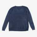 Blue V-Neck Sweater For Women. 