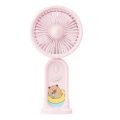 Handheld sling small fan usb charging mini candy color portable silent office student gift fan factory. 