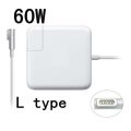 MacBook Charger Magsafe1 -60w L-Pin 6month warranty. 
