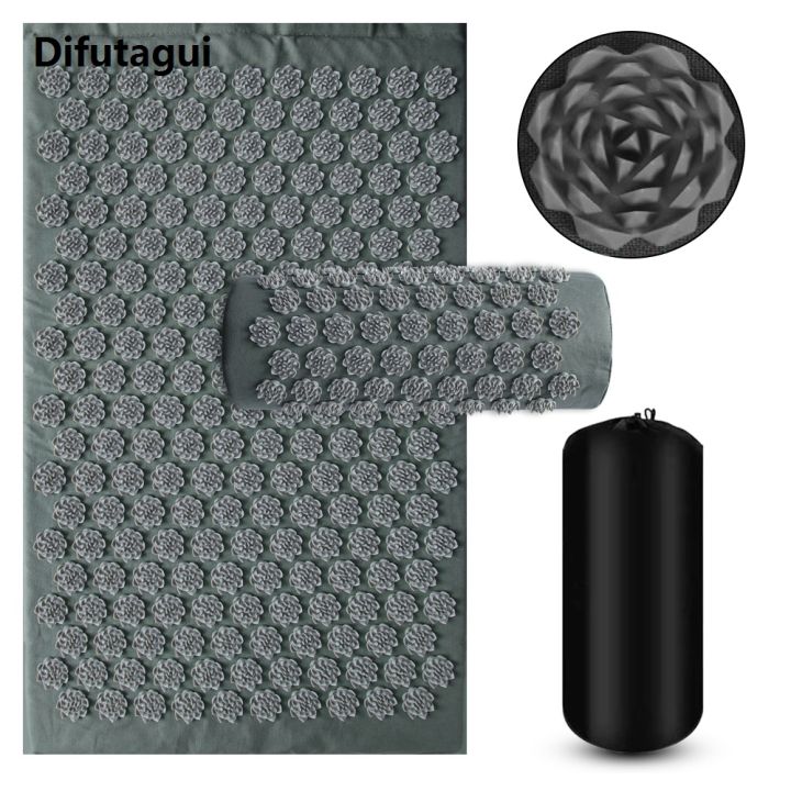 Difutagui%20Fifty%20percent%20discount%20Acupressure%20Mat%20Kuznetsov's%20Applicator%20Yoga%20Mats%20Cushion%20Sensi%20Massage%20Body%20Pillow%20Foot%20Massager%20Mat%20With%20Needle%20Fitness%20Pilates%20-%20Image%207